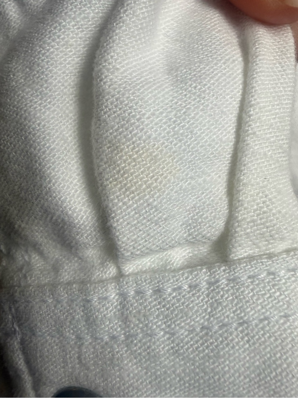 J.Crew Women’s White Cotton Utility Field Jacket Drawstring Waist Full Zip SizeS - Picture 14 of 14